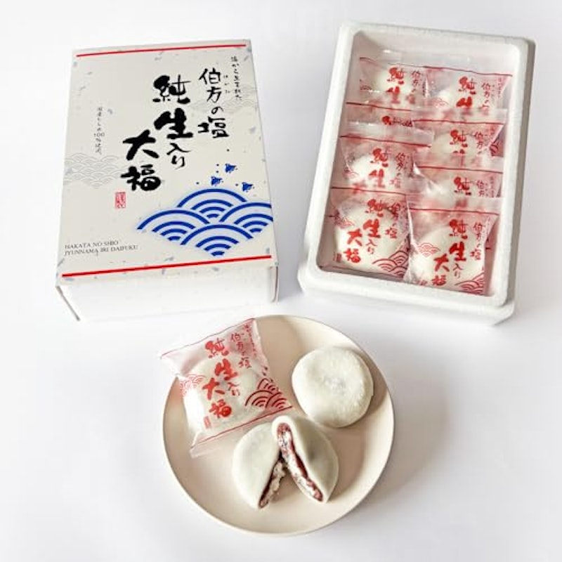 母恵夢本舗 伯方の塩純生入り大福 8個入 1
