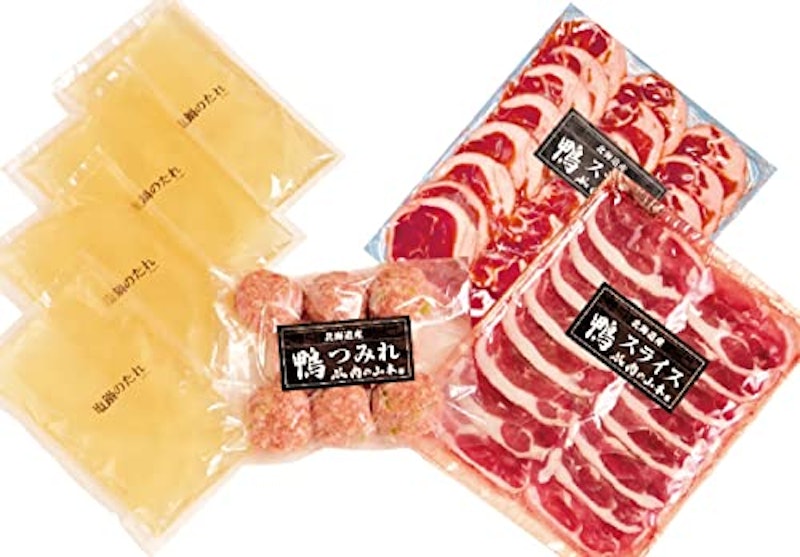 お肉屋さんの塩鴨鍋セット 3