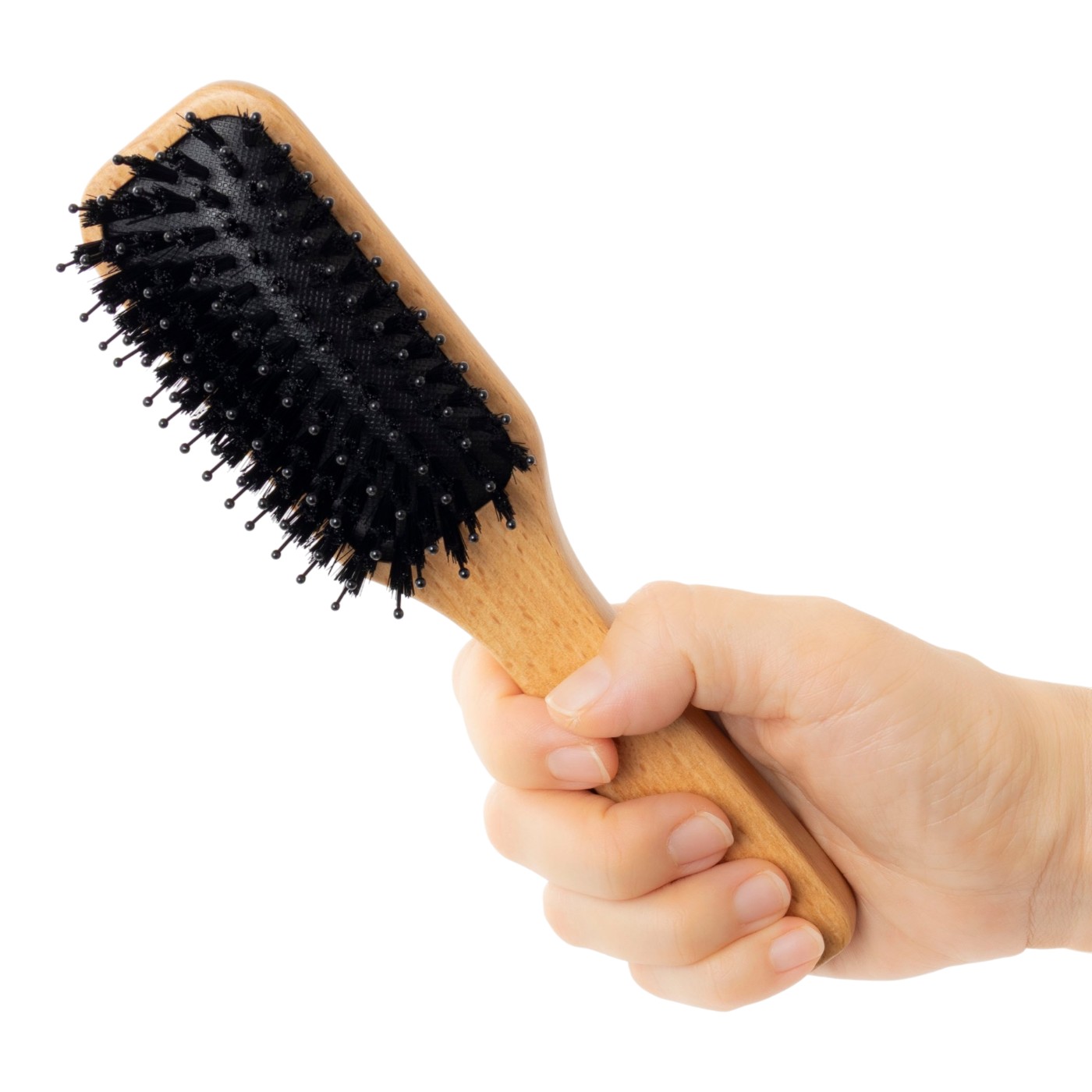 ブナ材ヘアブラシ ミックス毛 5