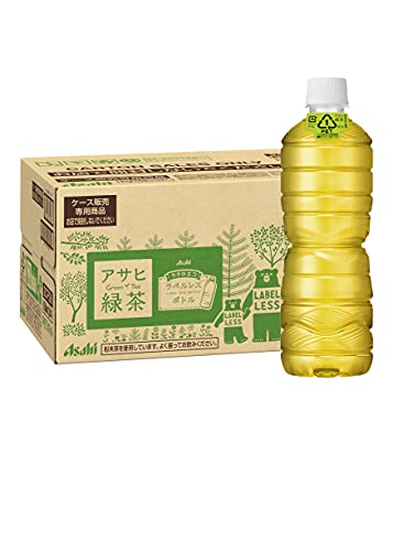 アサヒ緑茶 ラベルレスボトル 1