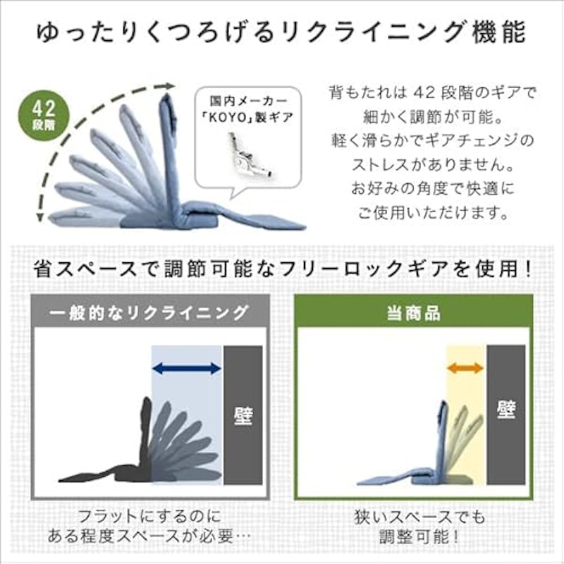 折りたたみスリム座椅子 7