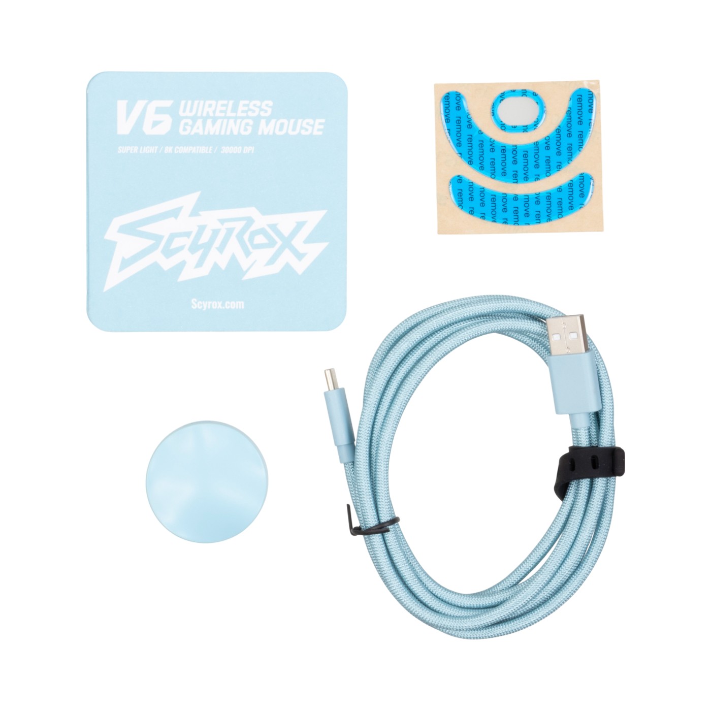 Scyrox V6 Blue ワイヤレスゲーミングマウス Scyrox V6