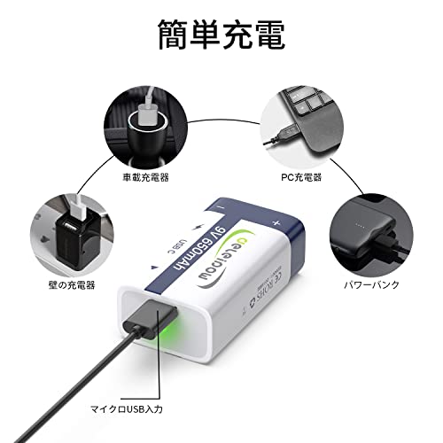 USB充電式リチウムイオン充電池 2