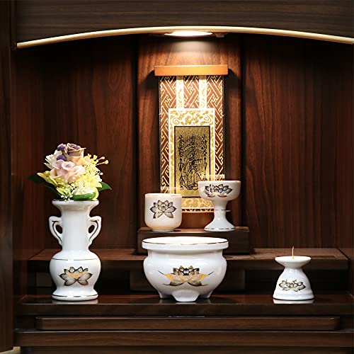 仏具セット 白 金蓮 2