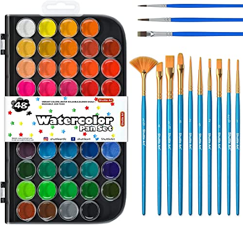 固形水彩絵具 48色セット 1