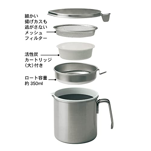 液だれしにくいステンレスオイルポット 3