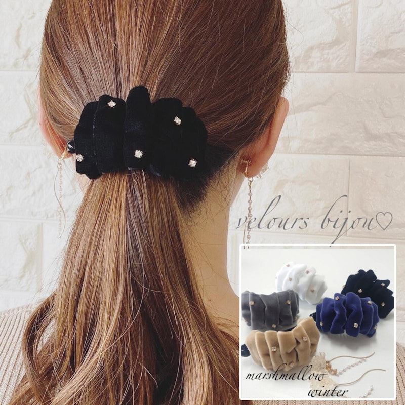marshmallow winter ribbon