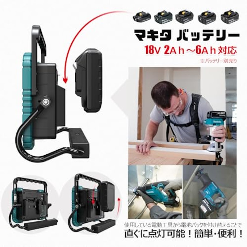 マッチングファイターV18 60W 作業灯 YC-61D 3