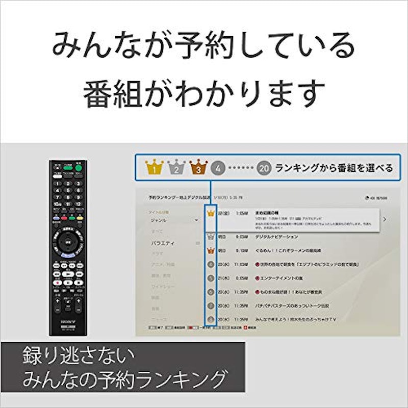 ブルーレイディスク/DVDレコーダー 5