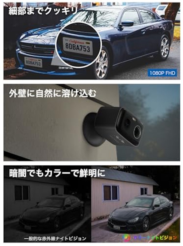 ソーラー給電セキュリティカメラキット 3