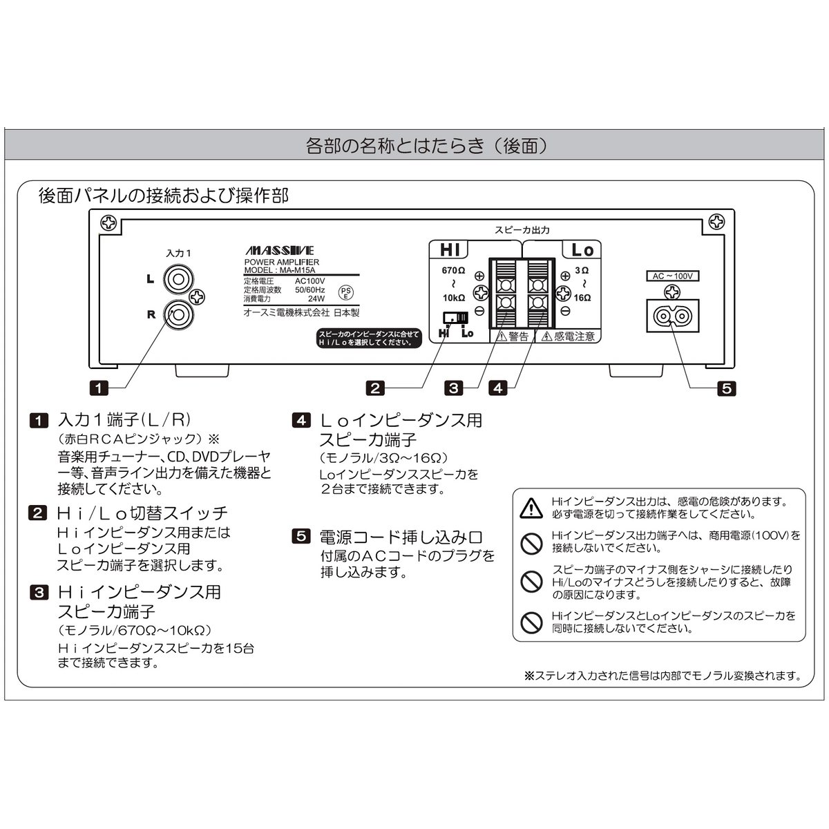 MASSIVE 天井埋込 Highセット 6