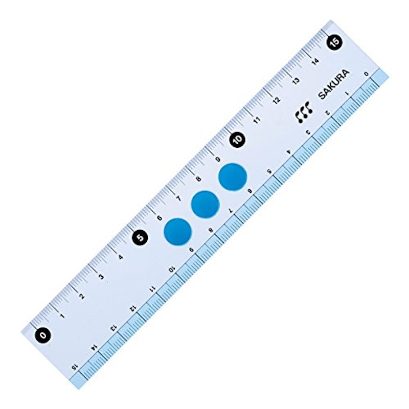 小学生文具 直線定規15cm 1