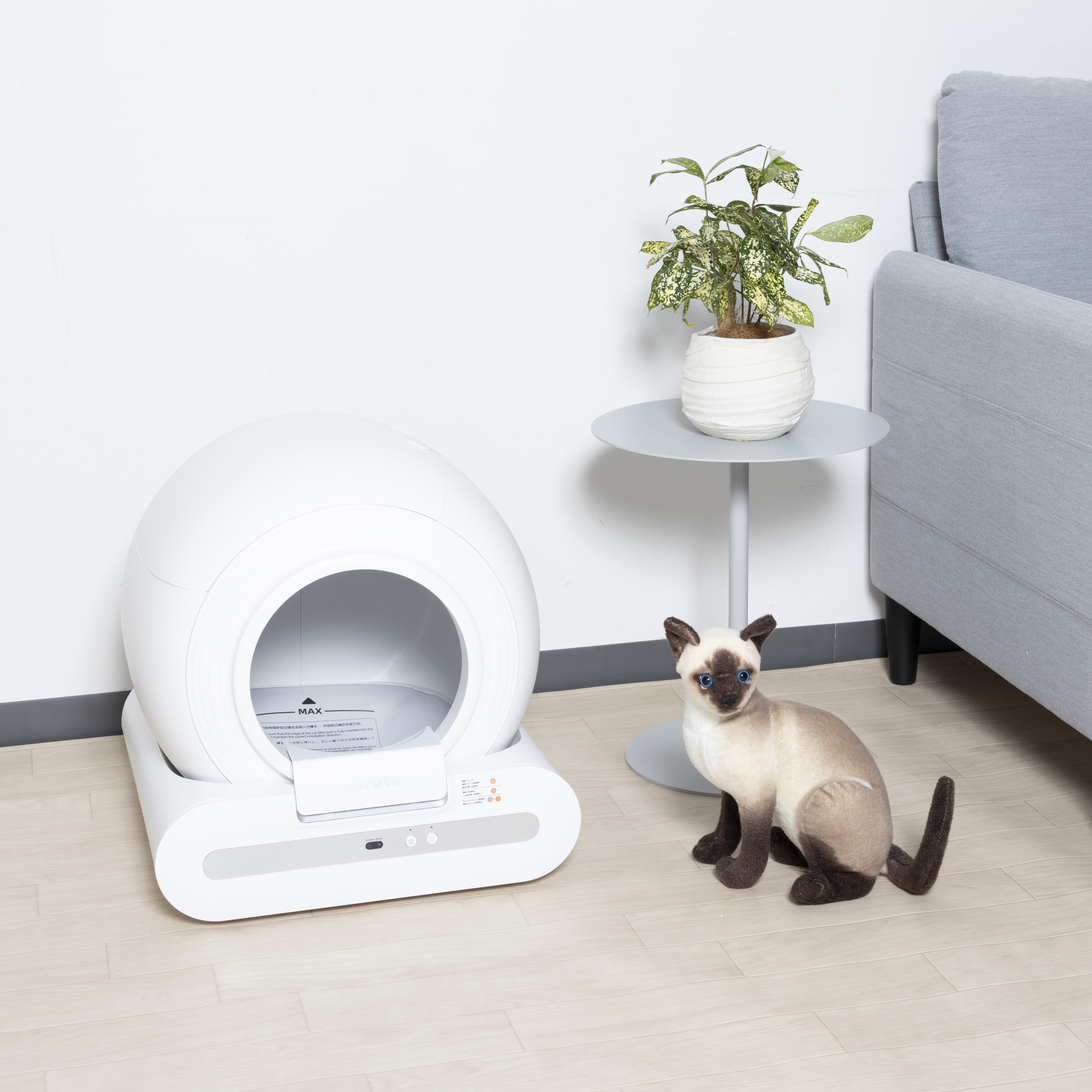 PetPivot 自動猫トイレ｜オープントップ設計、広い入口｜14日間お