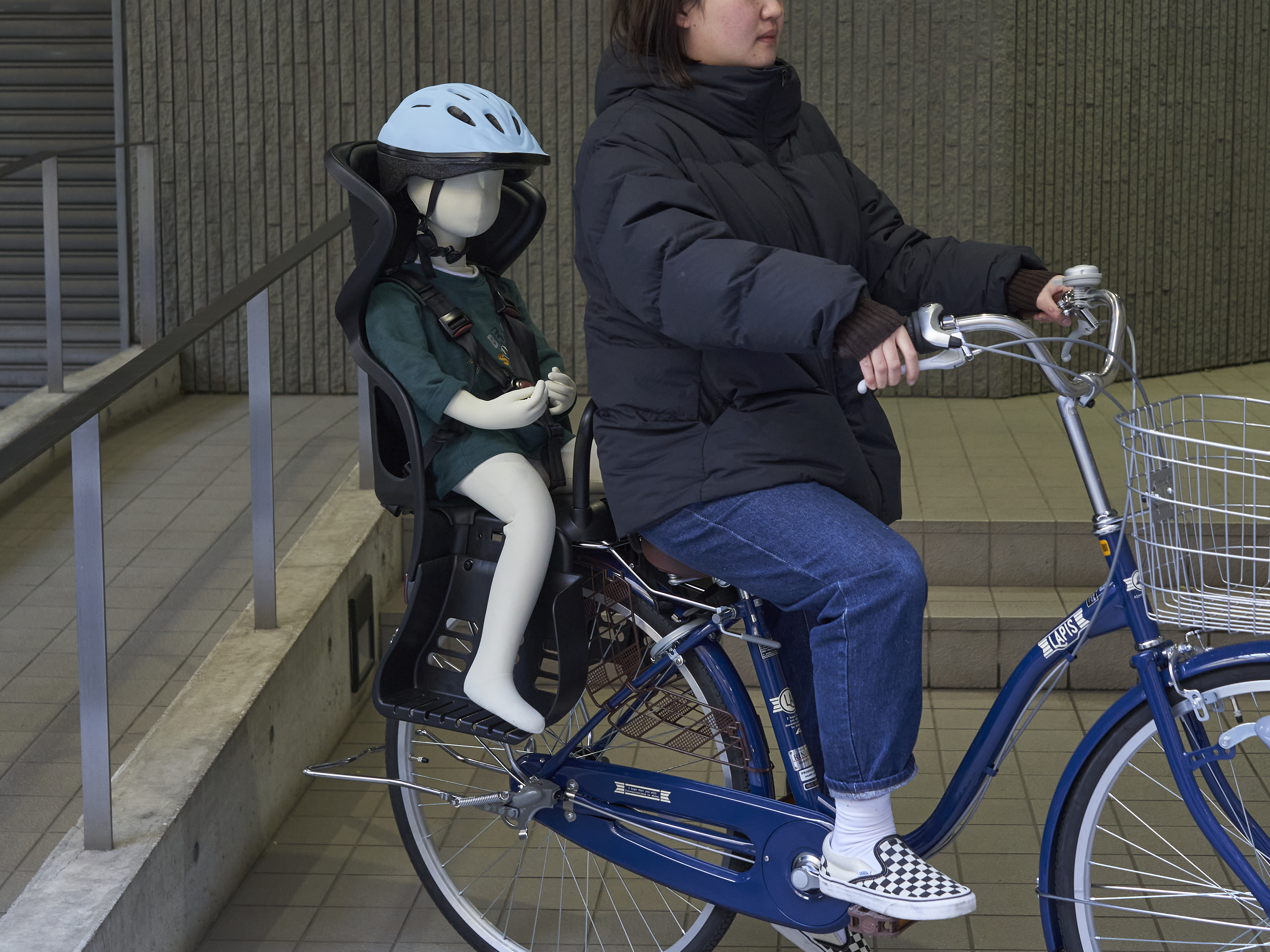 RCS-S2 自転車用チャイルドシート ブラック BRIDGESTONE 最大5000円クーポン配布中 シンプルデザインでお