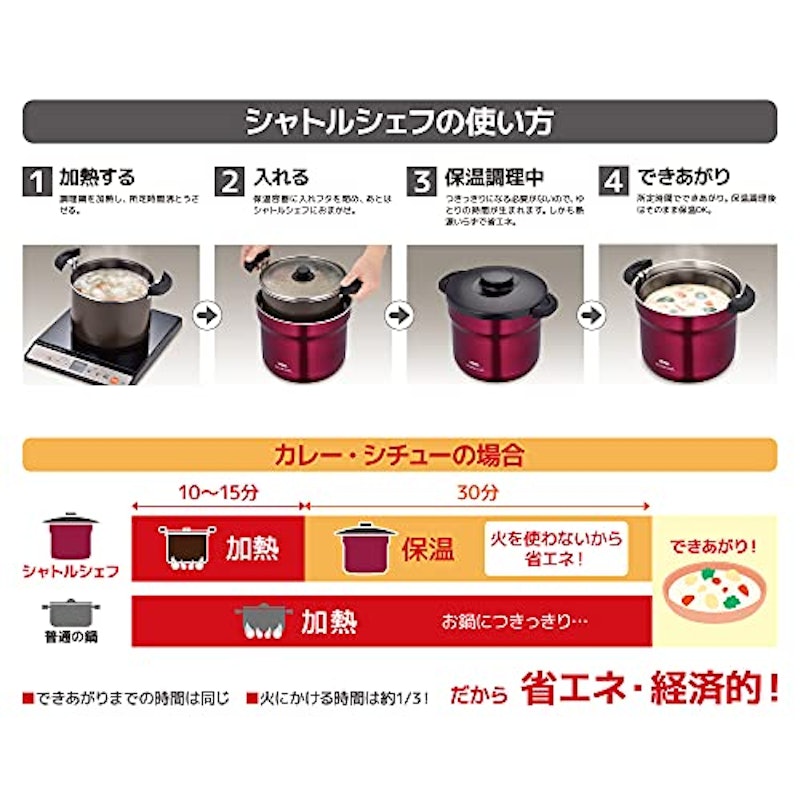 真空保温調理器シャトルシェフ 3