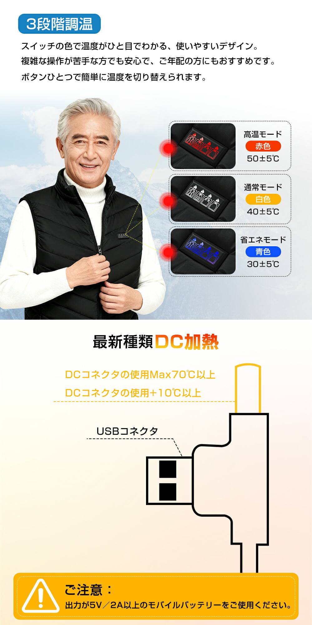 電熱ベスト 7