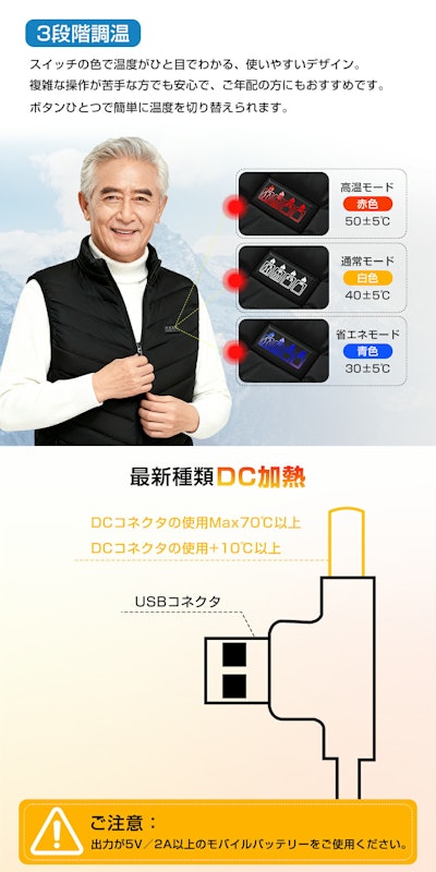 電熱ベスト 7