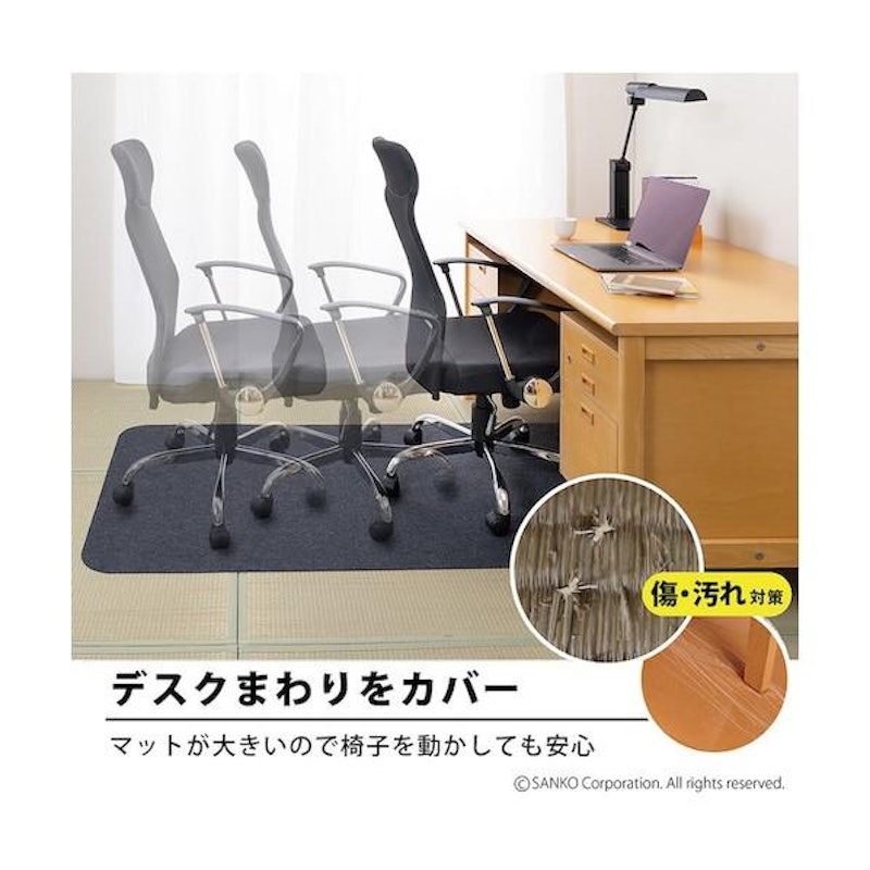 おくだけピタッ ゲーミングチェアマット 10