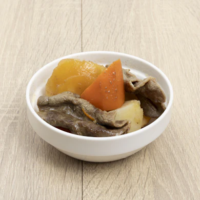 煮崩れせず中まで柔らかいのに、素材の風味もしっかり残る