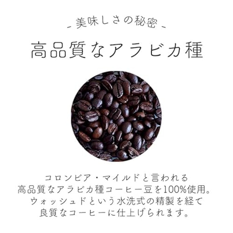カフェインレスコーヒー豆 デカフェ コロンビア aiu 8