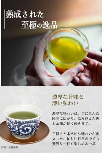 急須で入れるティーバッグ 玉露芽茶 7