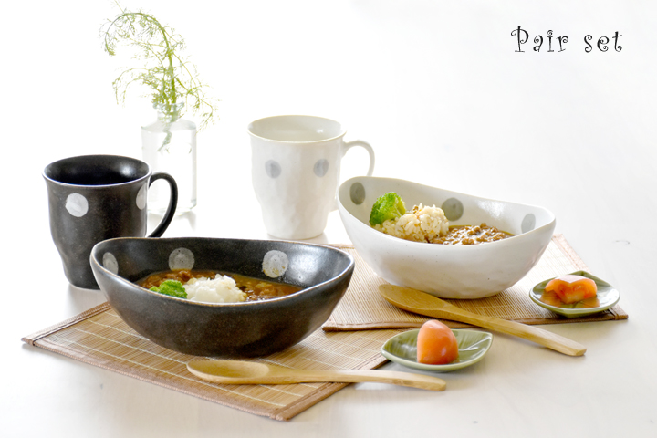 美濃焼 カップ＆カレー皿ペアセット 5