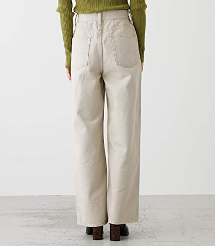 HIGH WAIST DENIM WIDE 3 4