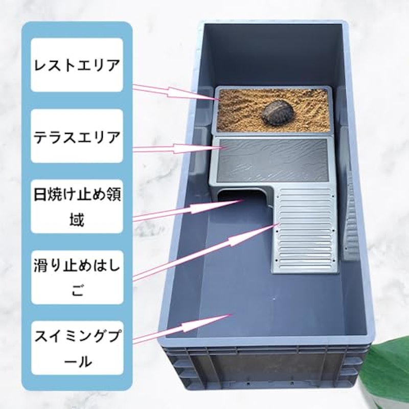 亀飼育用水槽 3