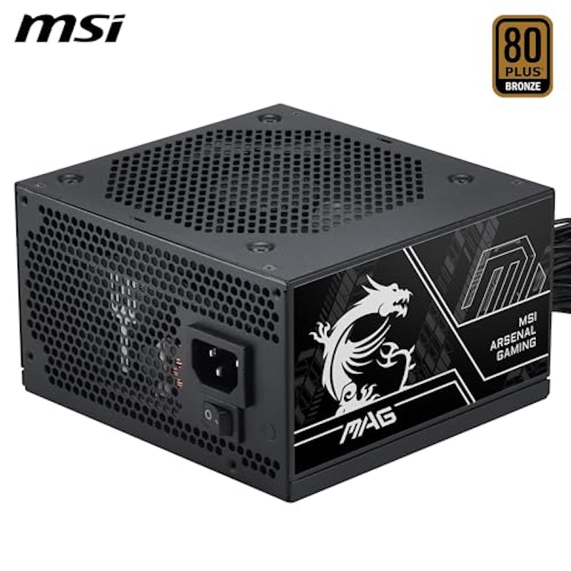 MAG A750BN PCIE5 III 非モジュラー ゲーミング電源 750W 3