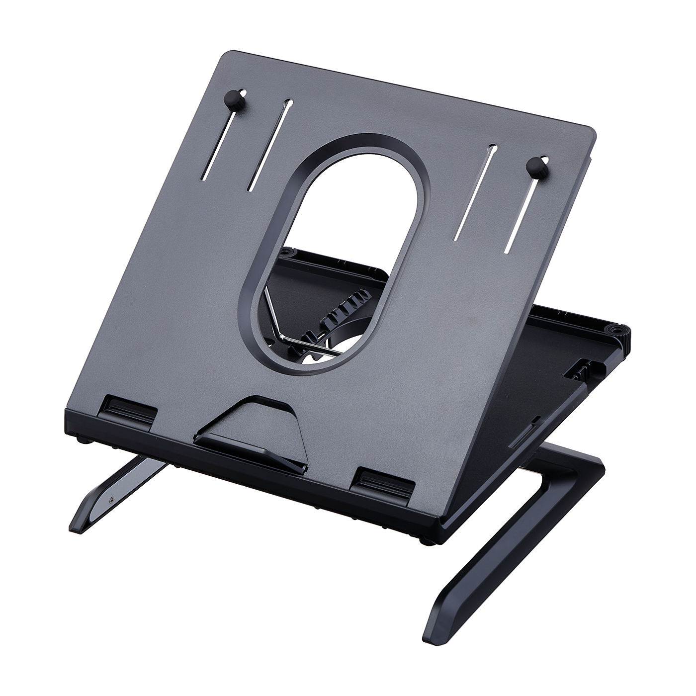 エレコム 折りたたみノートPCスタンド（8段階・脚付） PCA-LTSH8BKを