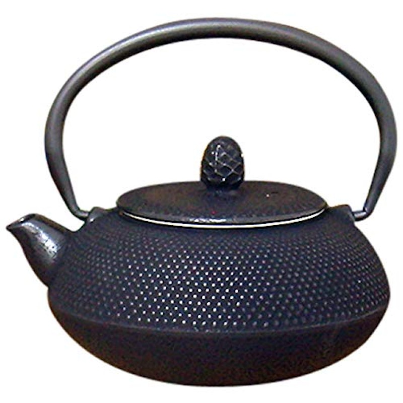 南部鉄器の急須鉄瓶・算玉アラレ柄 1