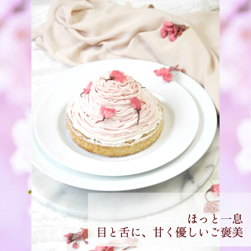 桜チーズタルト 2