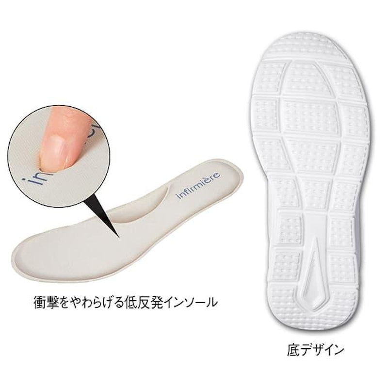 ゴムひもメッシュ軽量厚底スニーカー 4