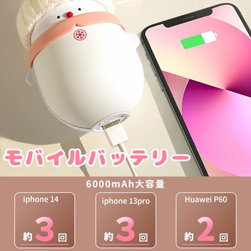 雪だるま 充電式カイロ 3