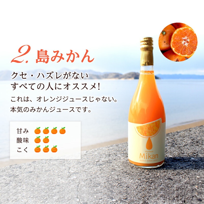 島みかんジュース 選べる2本セット 8