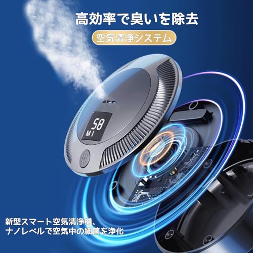 マイナスイオン除菌 空気清浄 ナノレベル技術 USB-C給電式 しょぼ 省エネ