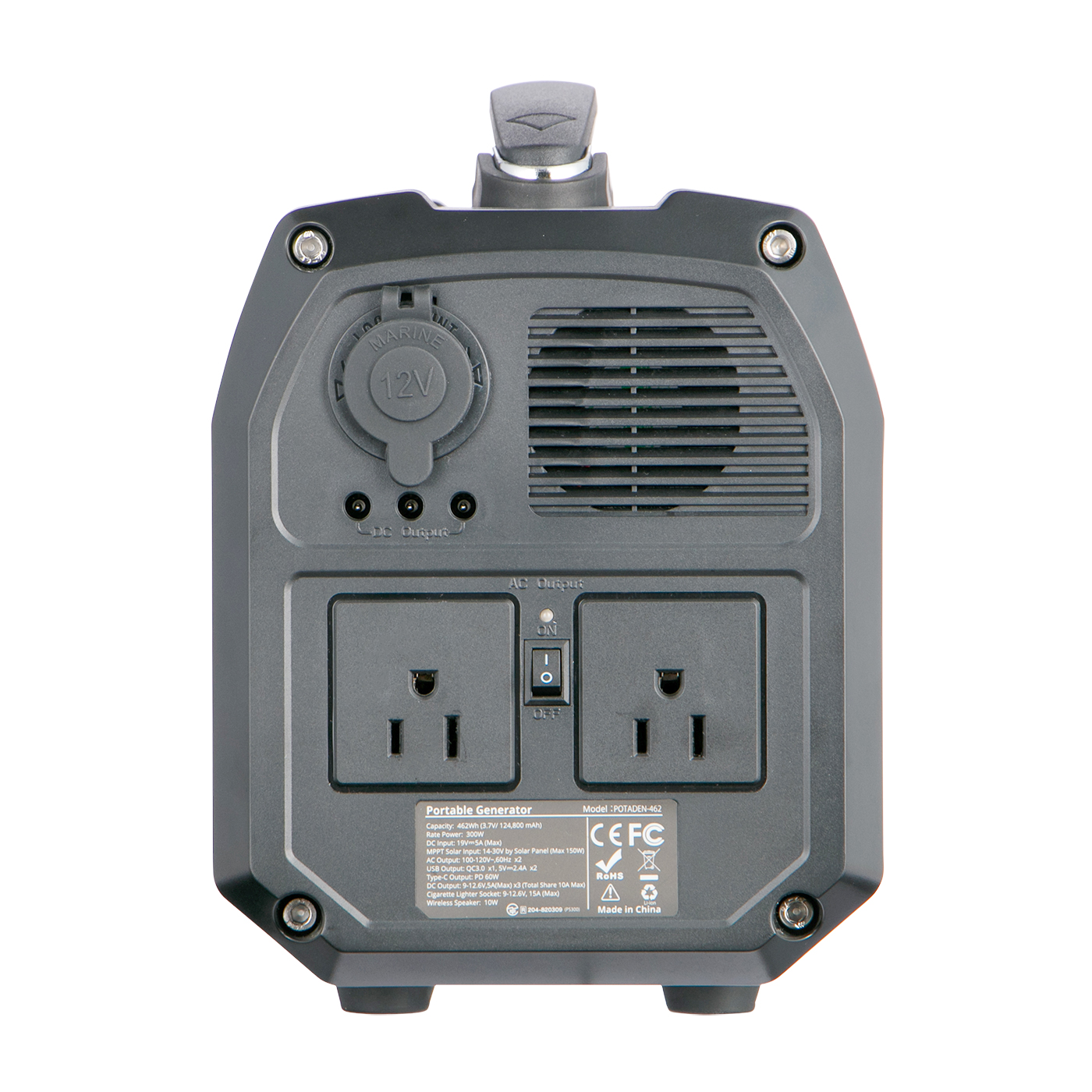 ポータブル電源 POTADEN-462 Amazon.co.jp: ポタデン ポータブル電源 大容量 蓄電池 家庭用