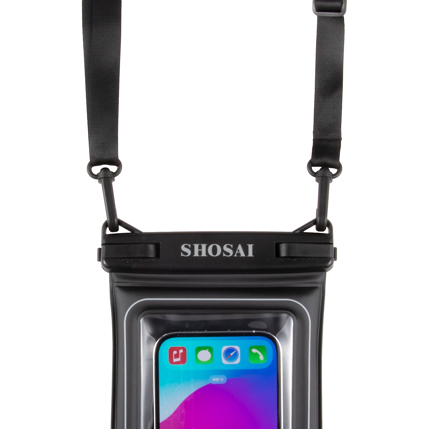 小物収納ポケット付 防水スマホケース 3