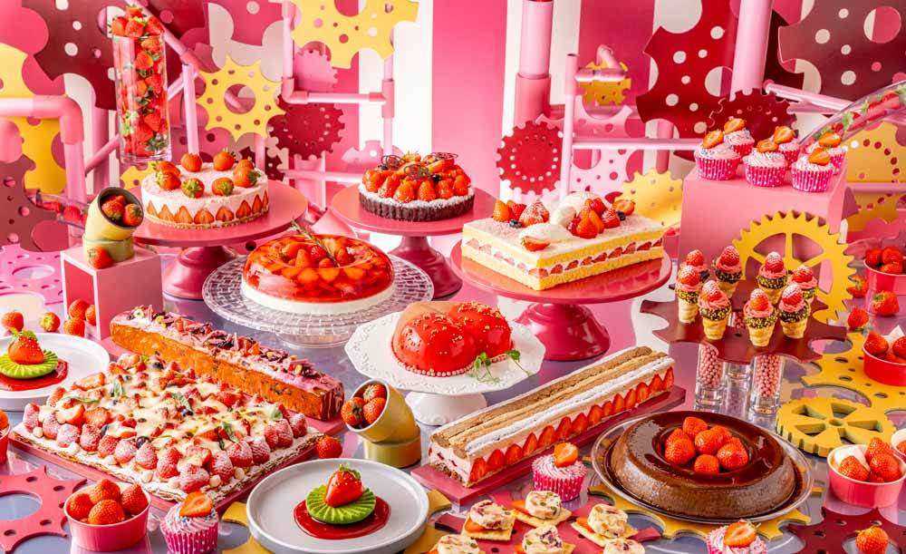ヒルトン名古屋 インプレイス 3-3 いちごスイーツビュッフェ「Strawberry Chocolate Factory」 1