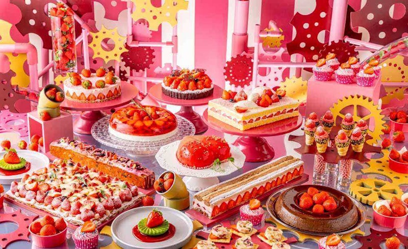 ヒルトン名古屋 インプレイス 3-3 いちごスイーツビュッフェ「Strawberry Chocolate Factory」 1