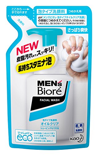 メンズビオレ　泡タイプオイルクリア洗顔　本体 1