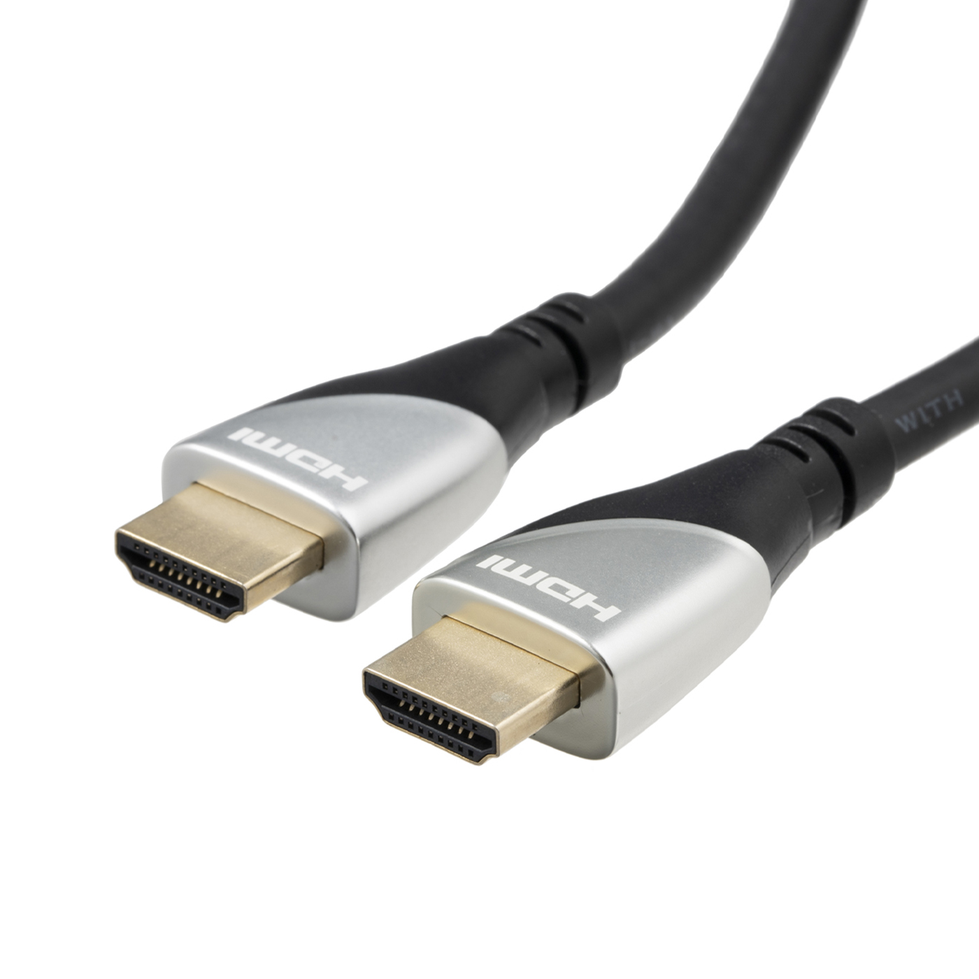 低価格の HDMI ケーブル 1メートル OD5.5ブラック ハイスピード 高性能 高画質 veme.fi