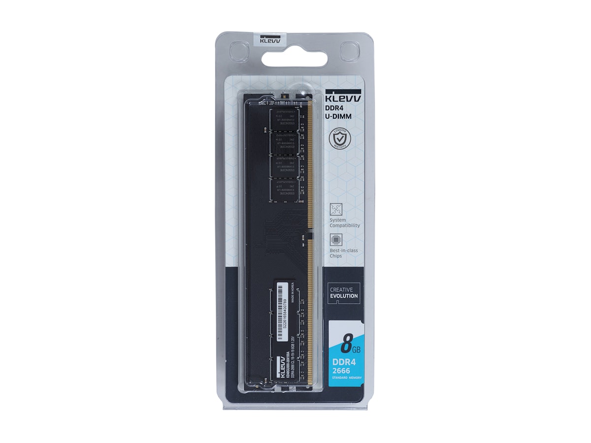 ESSENCORE KLEVV DDR4 U-DIMM STANDARD MEMORY KD48GU881-26N190Aを ESSENCORE KLEVV DDR4 U-DIMM STANDARD MEMORY KD48GU881-26N190Aを
