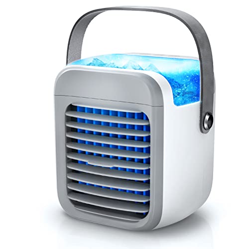 冷風扇 冷風機1000ml容量 ポータブルエアコンタイマー付き熱中症対策 