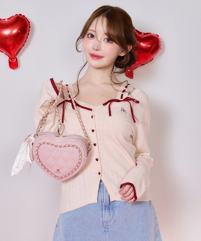 「Heart Collection」ビスチェ×カーディガンアンサンブル 4