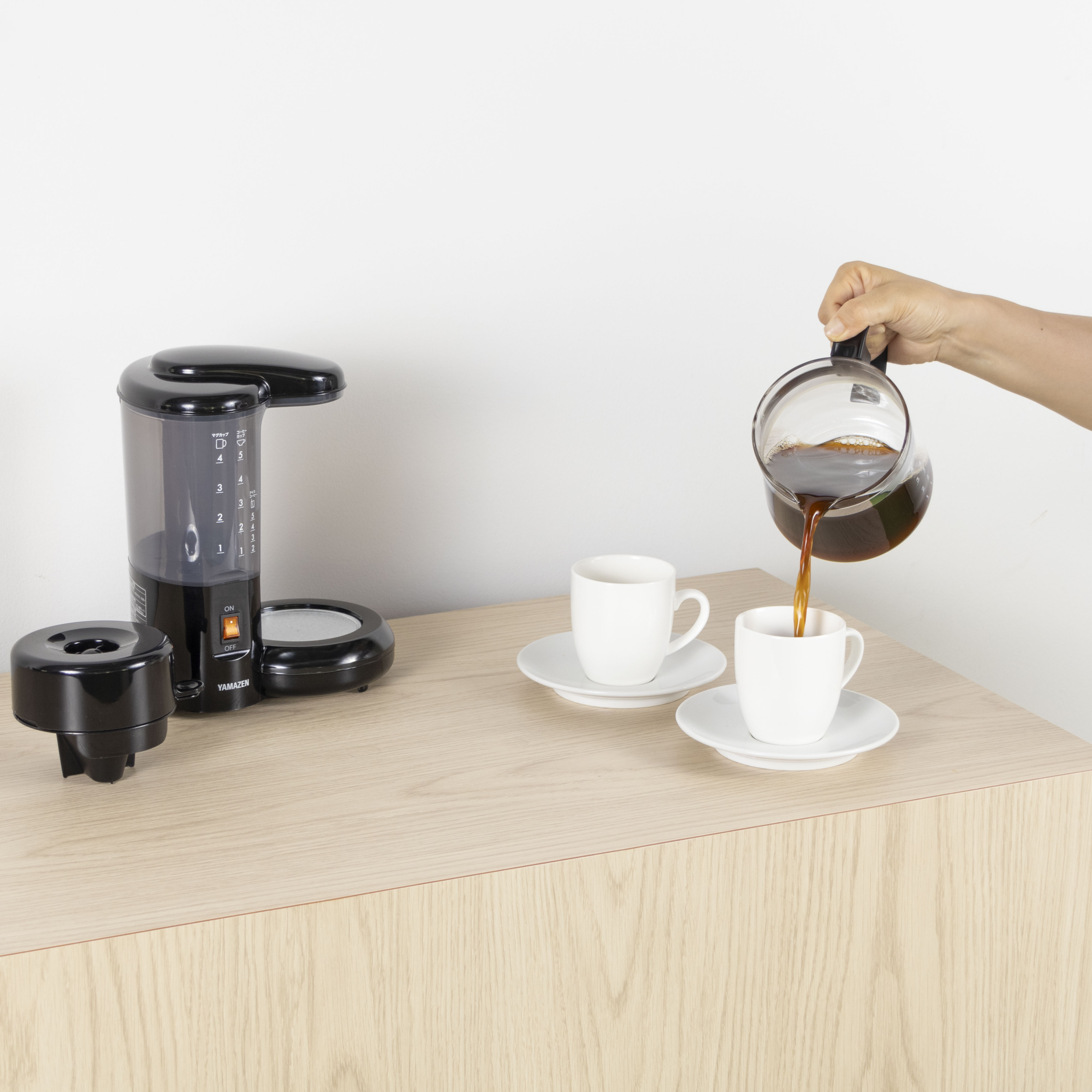 山善 コーヒーメーカー YCA-502(B)を検証レビュー！ドリップ