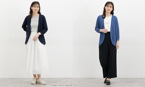 ハニさら 8分袖ラウンドカーデ 3