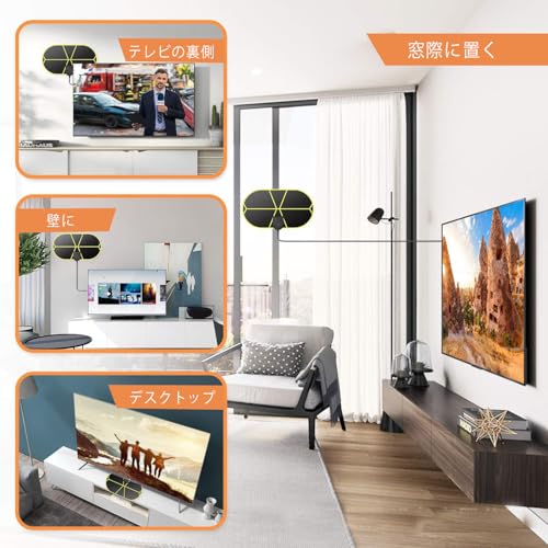 薄型 屋内外兼用アンテナ 6