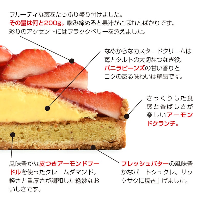 山盛りいちごタルト 6