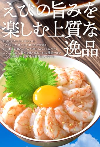 訳アリお刺身赤エビ 生食用 5
